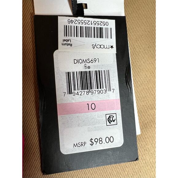 DKNY Fuchsia Ruffle Plunge Underwire One Piece Swim Suit10 NWT - Picture 8 of 9